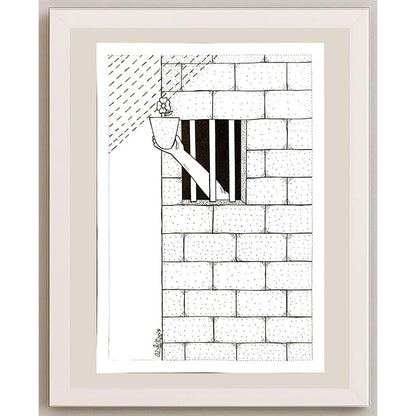 Waleed Naif Mohammed 29x21cm Orijinal Karikatür BOD04986