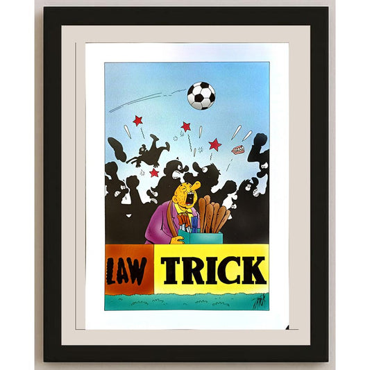 Patrick Heymans 29x21cm Orijinal Karikatür BOD04987