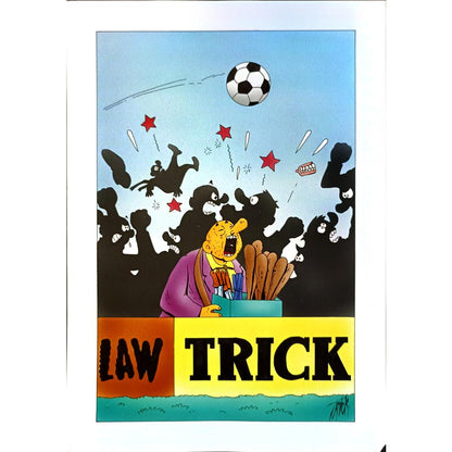 Patrick Heymans 29x21cm Orijinal Karikatür BOD04987