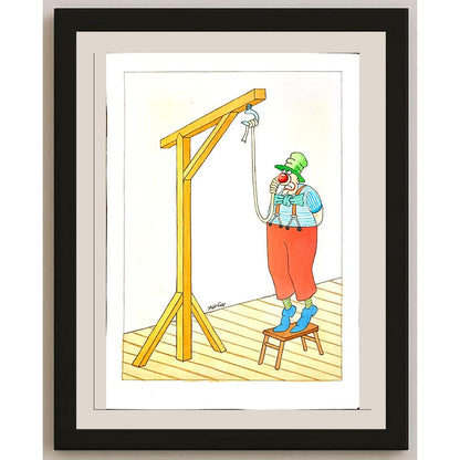 Jan Farkas 29x21cm Orijinal Karikatür BOD04989