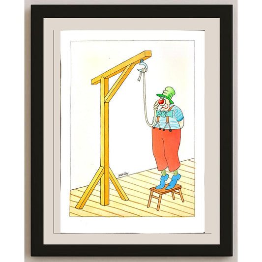 Jan Farkas 29x21cm Orijinal Karikatür BOD04989