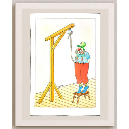 Jan Farkas 29x21cm Orijinal Karikatür BOD04989