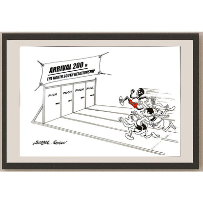 Scaber 29x21cm Orijinal Karikatür BOD04991