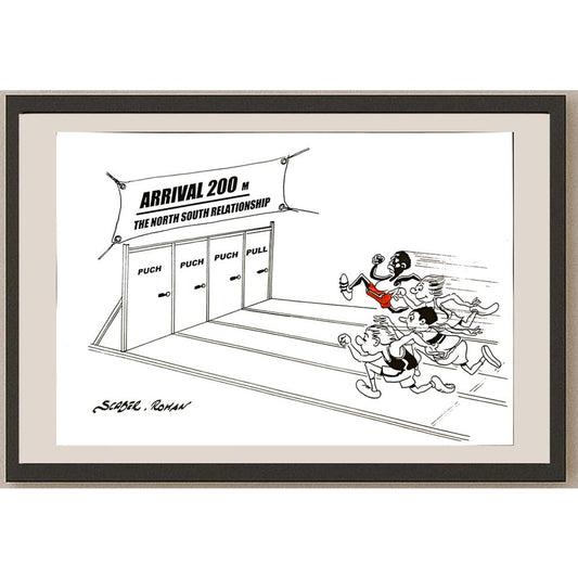 Scaber 29x21cm Orijinal Karikatür BOD04991