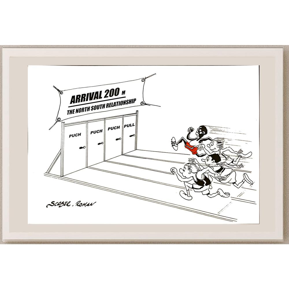 Scaber 29x21cm Orijinal Karikatür BOD04991