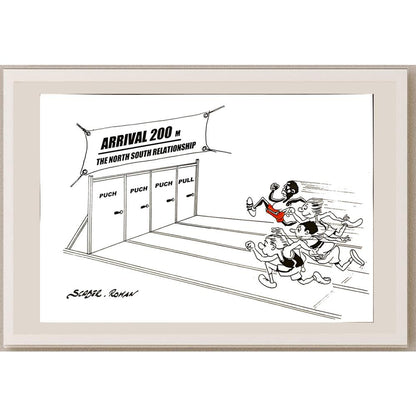 Scaber 29x21cm Orijinal Karikatür BOD04991