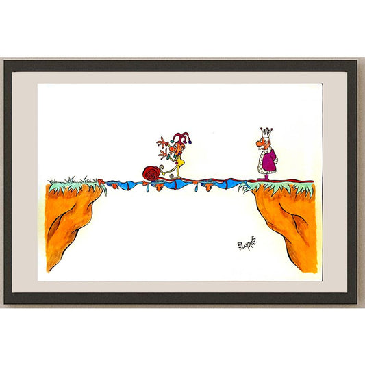 Marian Lupu 29x21cm Orijinal Karikatür BOD04992