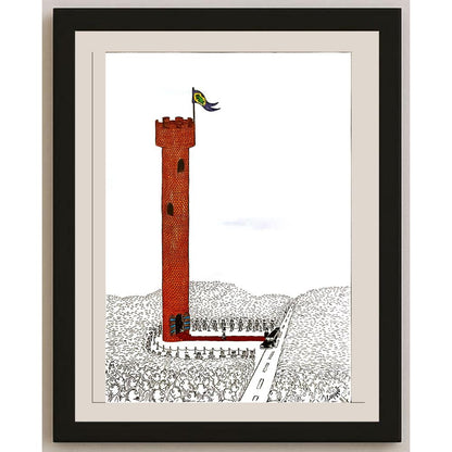 Marian Lupu 29x21cm Orijinal Karikatür BOD04993