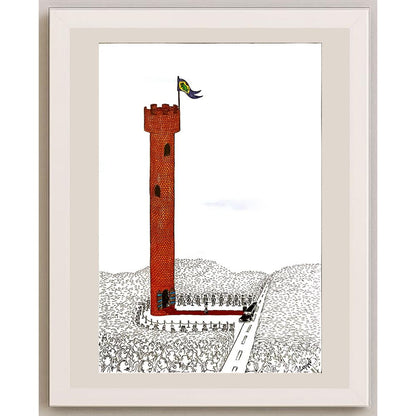 Marian Lupu 29x21cm Orijinal Karikatür BOD04993
