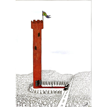 Marian Lupu 29x21cm Orijinal Karikatür BOD04993