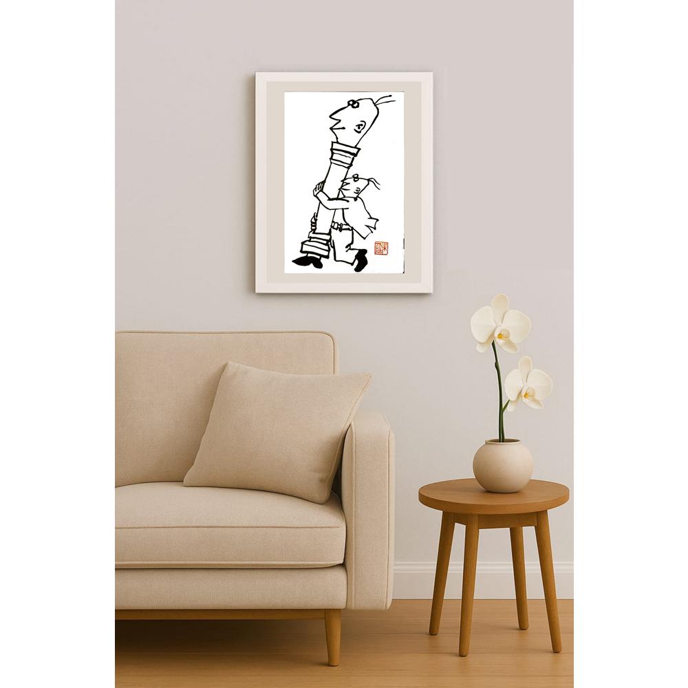 Ye Ting 28x19cm Orijinal Karikatür BOD04999