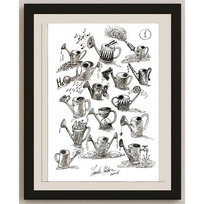 Leonte Nastase 29x21cm Orijinal Karikatür BOD05002