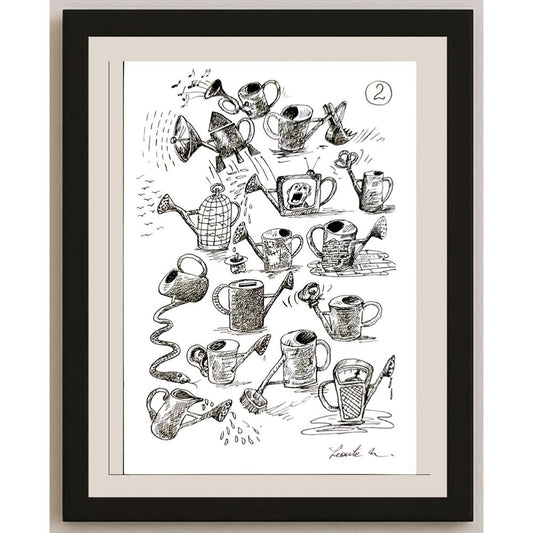 Leonte Nastase 29x21cm Orijinal Karikatür BOD05003