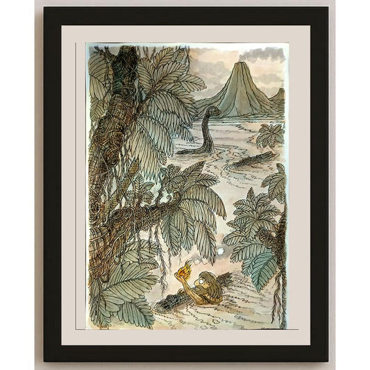 Ikhsan Dwjong 29x21cm Orijinal Karikatür BOD05012
