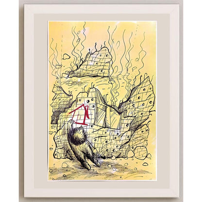 Harumi Imahase 29x21cm Orijinal Karikatür BOD05013