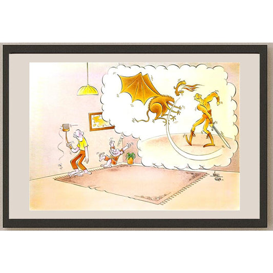 Yüksel Can 43x30cm Orijinal Karikatür BOD05021