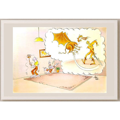 Yüksel Can 43x30cm Orijinal Karikatür BOD05021