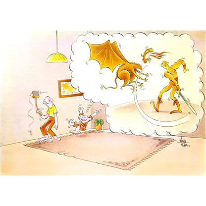 Yüksel Can 43x30cm Orijinal Karikatür BOD05021