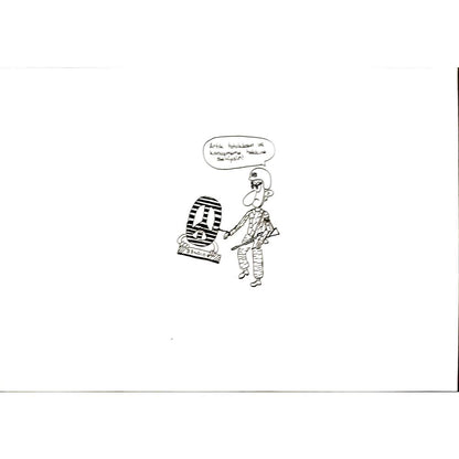 Emre Türk 29x21cm Orijinal Karikatür BOD05023