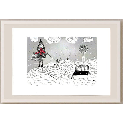 Maltutina Olya 29x21cm Orijinal Karikatür BOD05027