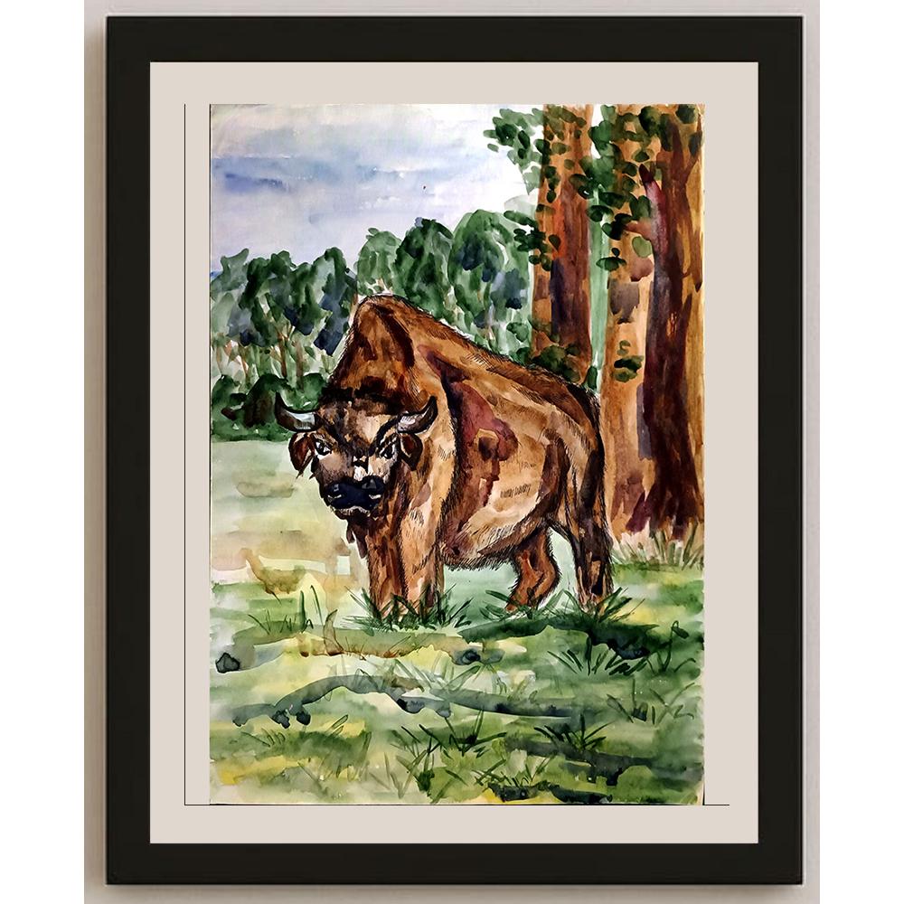 Ekaterina Zanchinskaya 43x30cm Orijinal Karikatür BOD05032