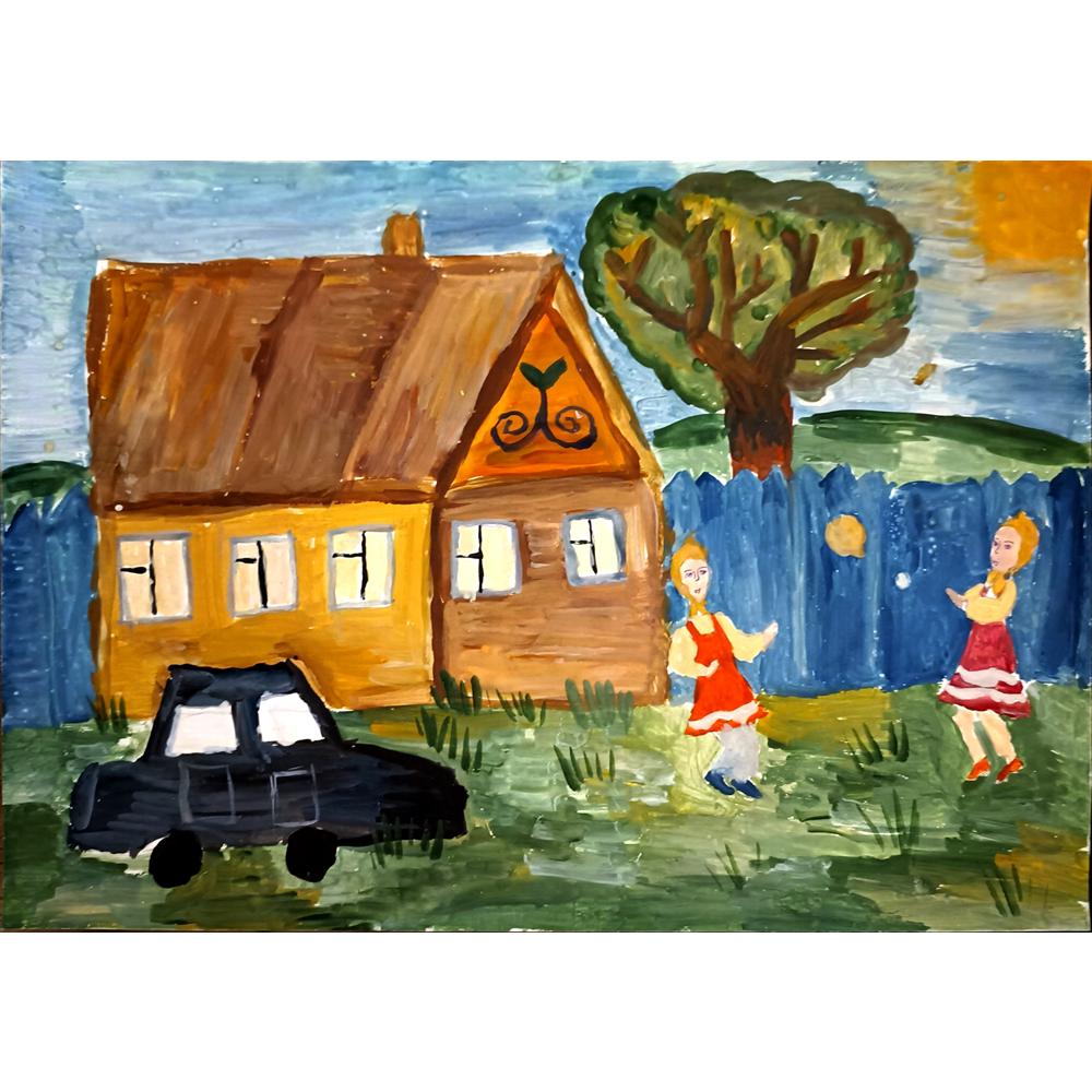 Anastasia Burtseva 43x30cm Orijinal Karikatür BOD05039