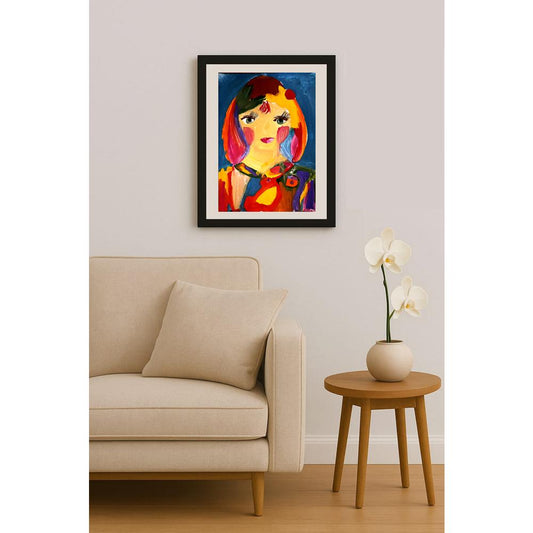 Olga Gritsischuk 43x30cm Orijinal Karikatür BOD05041