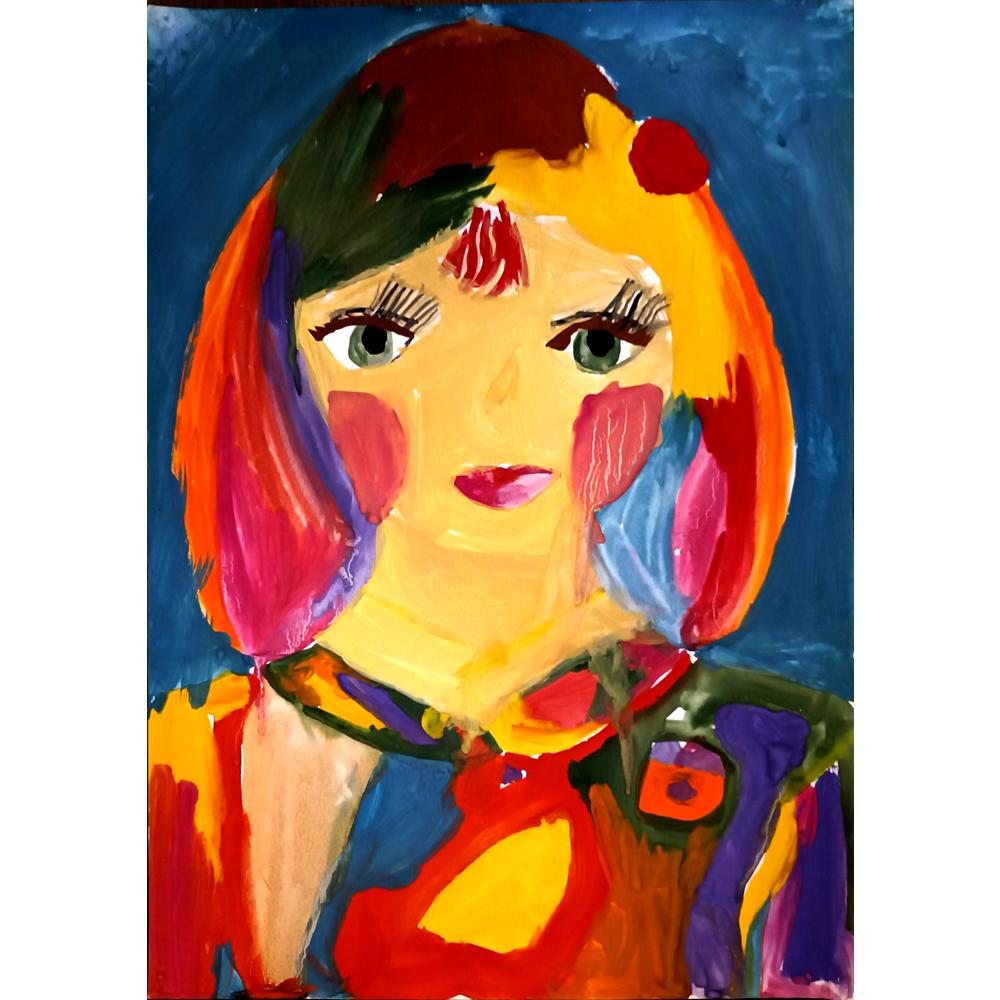 Olga Gritsischuk 43x30cm Orijinal Karikatür BOD05041