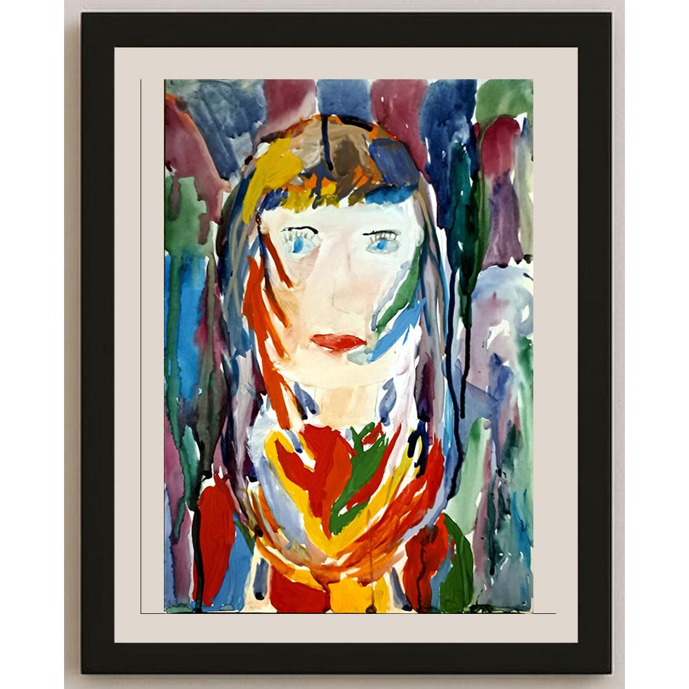 Anastasia Kovaleva 43x30cm Orijinal Karikatür BOD05043