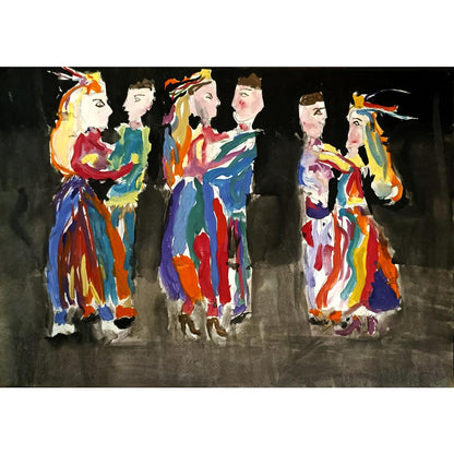 Anastasia Kovaleva 43x30cm Orijinal Karikatür BOD05045
