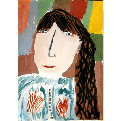 Ulyana Pechenaya 43x30cm Orijinal Karikatür BOD05047