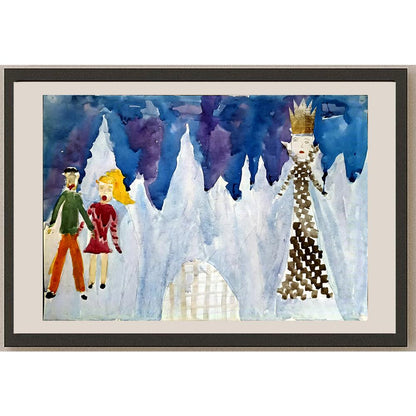 Mikheeva Lyudmila 43x30cm Orijinal Karikatür BOD05050