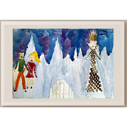 Mikheeva Lyudmila 43x30cm Orijinal Karikatür BOD05050