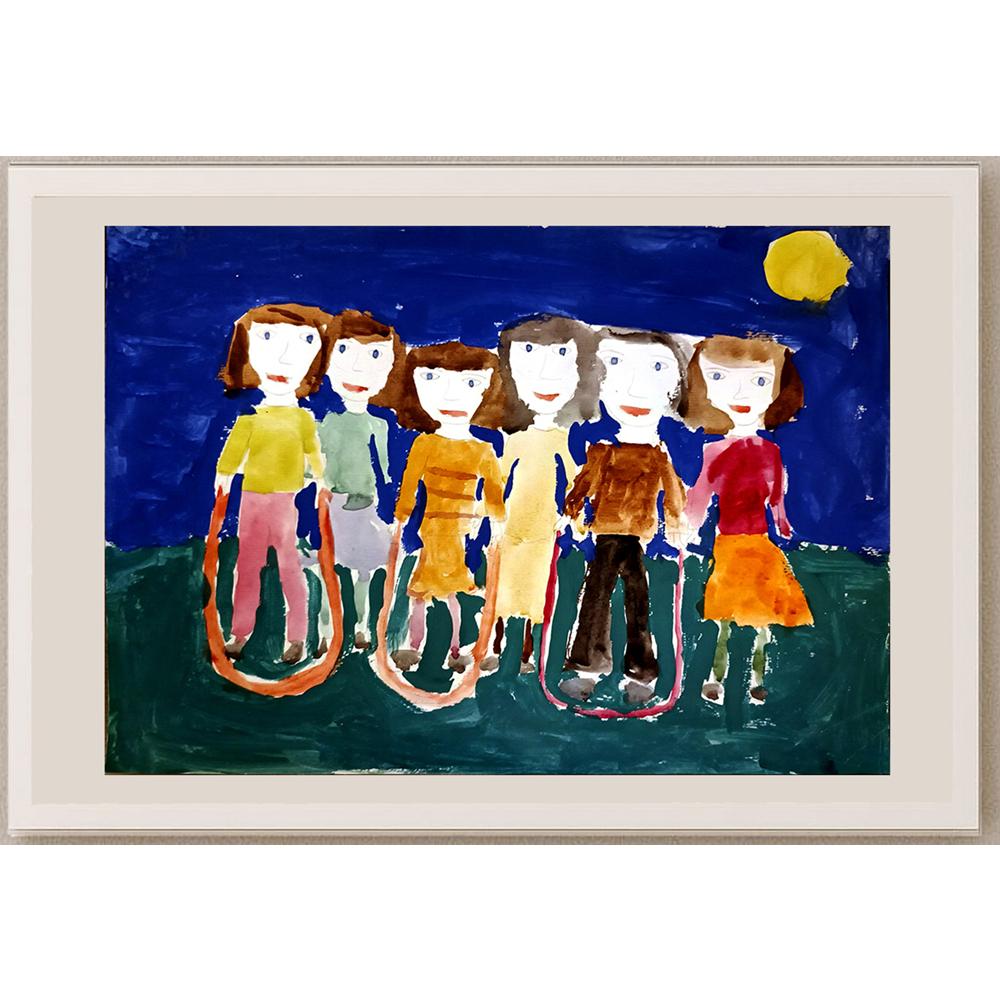 Mikheeva Lyudmila 43x30cm Orijinal Karikatür BOD05051