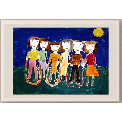 Mikheeva Lyudmila 43x30cm Orijinal Karikatür BOD05051