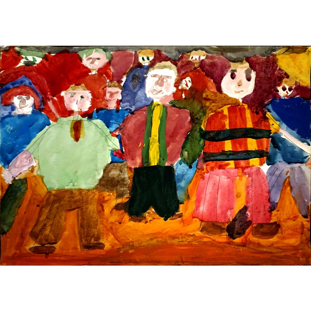 Denis Vaytyukhovsky 43x30cm Orijinal Karikatür BOD05052