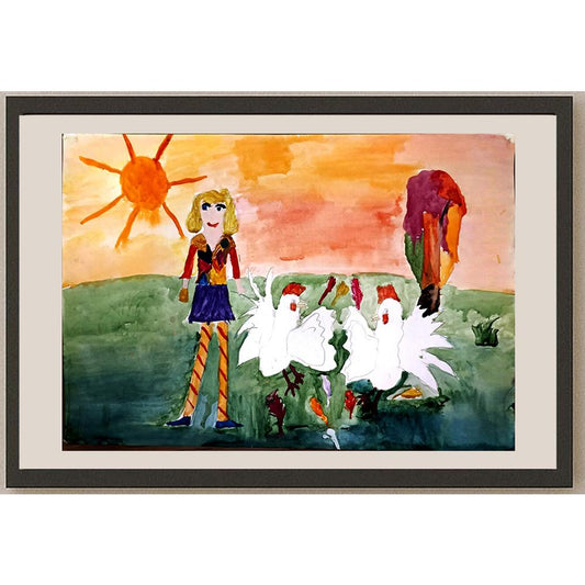 Anastasia Vaityukhovskaya 43x30cm Orijinal Karikatür BOD05056