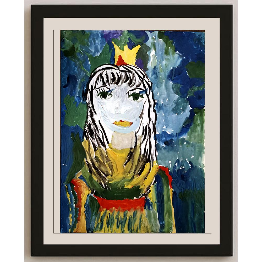 Lin Yulia 43x30cm Orijinal Karikatür BOD05058