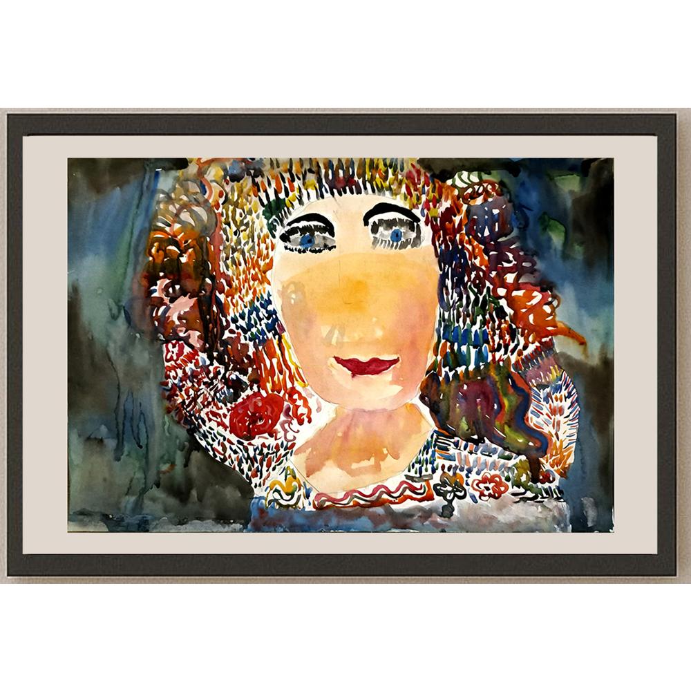 Olga Meleskevich 43x30cm Orijinal Karikatür BOD05061