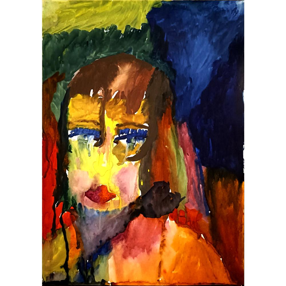 Tatyana Ershova 43x30cm Orijinal Karikatür BOD05062