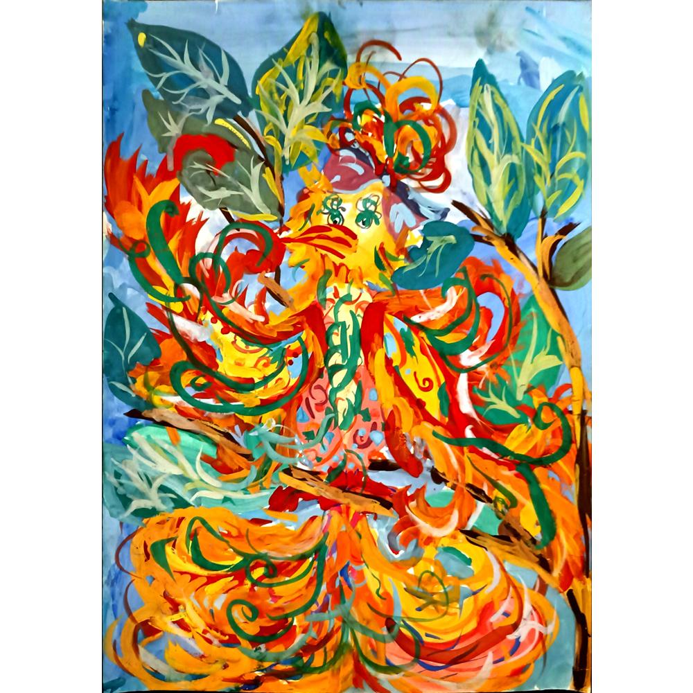 Yekaterina Trofimovich 43x30cm Orijinal Karikatür BOD05071