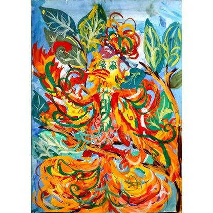 Yekaterina Trofimovich 43x30cm Orijinal Karikatür BOD05071