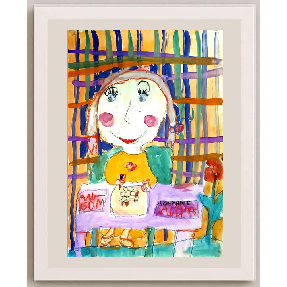 Julie Moiseeva 43x30cm Orijinal Karikatür BOD05072