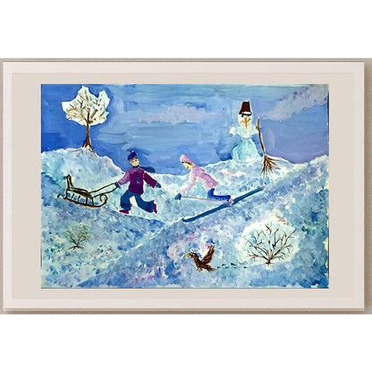 Maria Masakova 43x30cm Orijinal Karikatür BOD05073