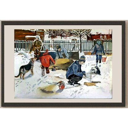 Evgeny Budzko 43x30cm Orijinal Karikatür BOD05080