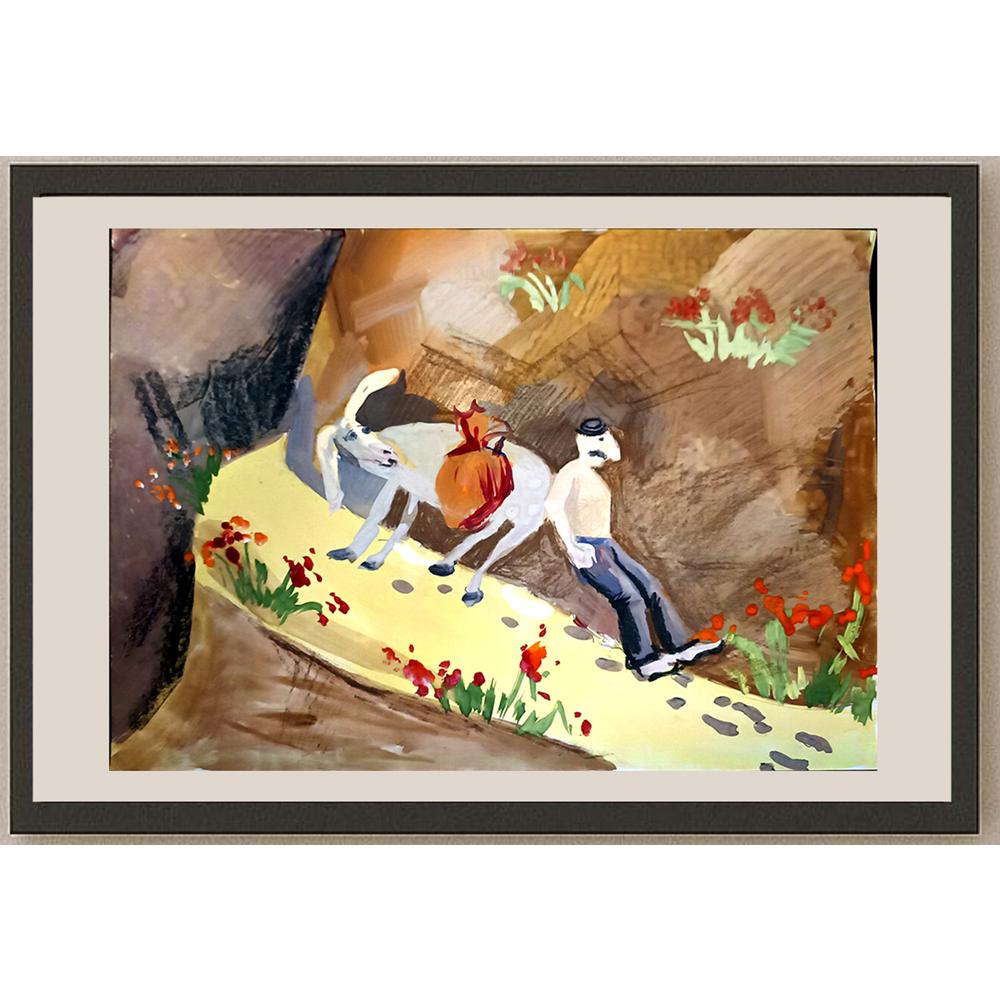 Misha Polovchenija 43x30cm Orijinal Karikatür BOD05083