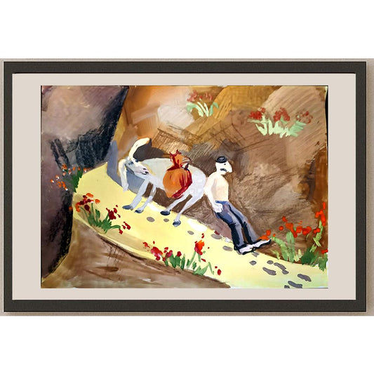 Misha Polovchenija 43x30cm Orijinal Karikatür BOD05083