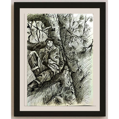 Evgeny Budzko 43x30cm Orijinal Karikatür BOD05086
