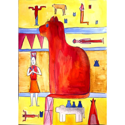 Natalya Dichkovskaya 43x30cm Orijinal Karikatür BOD05093