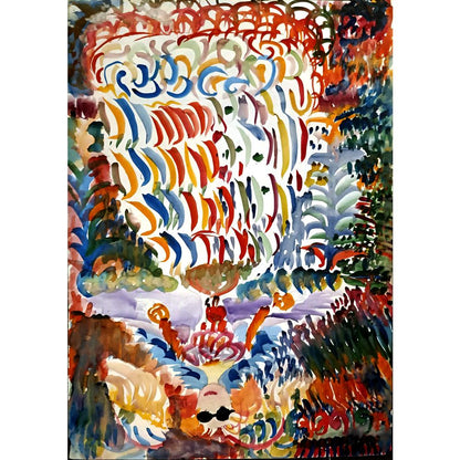 Olga Meleskevich 43x30cm Orijinal Karikatür BOD05104